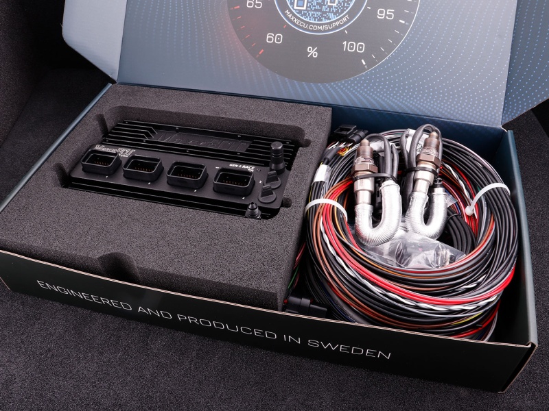 MaxxECU GEN2 RACE dual LSU5.2 flying lead install kit